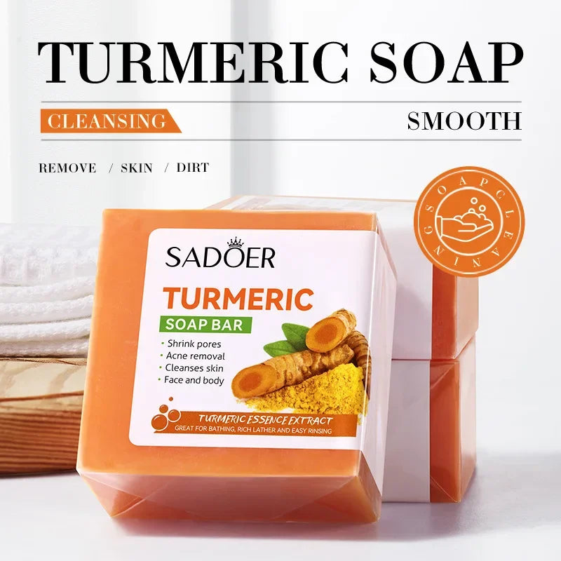 Turmeric Glow Soap for Acne & Dark Spots