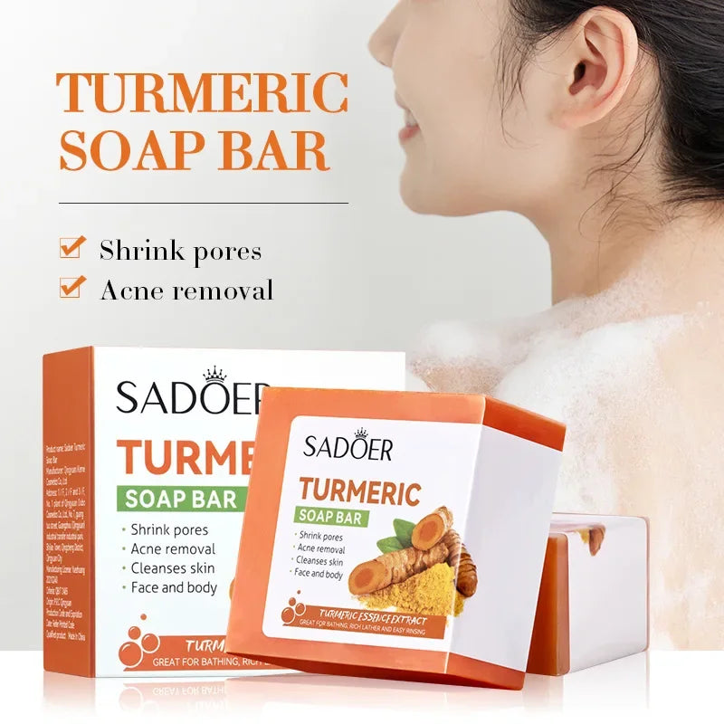 Turmeric Glow Soap for Acne & Dark Spots
